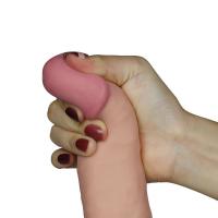 22 CM Geliştirilmiş Doku Ultra Yumuşak Titreşimli Realistik Penis - The Ultra Soft Dude