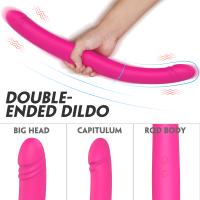 Barnett Şarjlı Otomatik İleri Geri Hareketli ve Titreşimli Strapless Çift Yönlü Yapay Penis Vibratör