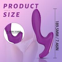 Klitoris ve Vajina Uyarıcı G-Spot Tapping Su Geçirmez Vibratör
