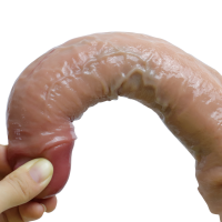 Cock Series 21,5 CM Ultra Yumuşak Dokulu Çift Katmanlı Damarlı Realistik Dildo Yapay Penis