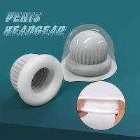 Çok Kullanımlı Prezervatif Tırtıklı Silikon Penis Başı Kılıfı