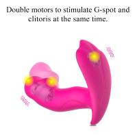 Şarjlı Uzaktan Kumandalı Akıllı Isıtmalı G-Spot ve Klitoris Uyarıcı Dalga Hareketli Giyilebilir Yapay Penis Vibratör