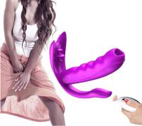 Şarjlı Kumandalı Akıllı Isıtmalı G-Spot ve Klitoris Uyarıcı Dil Hareketli Giyilebilir 3 in 1 Anal Vibratör