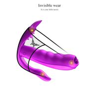 Şarjlı Kumandalı Akıllı Isıtmalı G-Spot ve Klitoris Uyarıcı Dil Hareketli Giyilebilir 3 in 1 Anal Vibratör