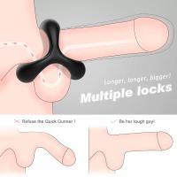 Ereksiyon Artırıcı Çok Esnek Silikon Testis Halkalı Penis Yüzüğü