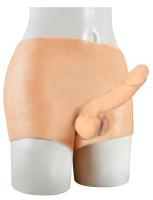 Giyilebilir Şort Model Full Realistik 17 CM Süper Panty Strapon Dildo Penis