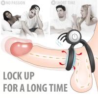 Klitoris Uyarıcı Vibrator Güçlü Titreşimli Testis Halkalı Penis Yüzüğü