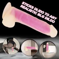 Karanlıkta Parlayan Dildo Ultra Realistik Yapay Penis Vibrator Pembe