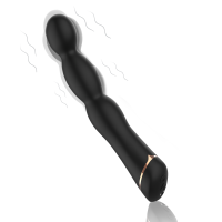 Şarjlı G Nokta ve Klitoris Uyarıcı Boğumlu Anal Vibratör