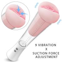 Şarjlı Güçlü Emişli ve Titreşimli Vajina Mastürbatör Akıllı Tam Otomatik Penis Pompası