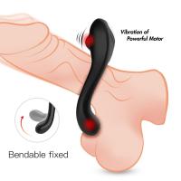 Şarjlı Güçlü Titreşimli Testis ve Klitoris Uyarıcı Vibratör Penis Yüzüğü