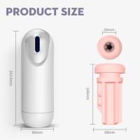 Şarjlı İleri Geri Hareketli Ses Ve Emiş Özellikli Titreşimli Teknolojik Otomatik Yapay Vajina Mastürbatör