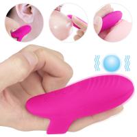 Şarjlı Su Geçirmez Güçlü Titreşimli Parmağa Takılabilir Klitoris Uyarıcı Mini Parmak Vibratör