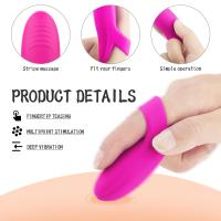 Şarjlı Su Geçirmez Güçlü Titreşimli Parmağa Takılabilir Klitoris Uyarıcı Mini Parmak Vibratör