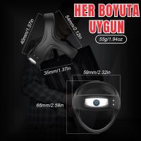 Şarjlı Su Geçirmez Klitoris Uyarıcı Titreşimli Testis ve Penis Yüzüğü