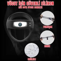 Şarjlı Su Geçirmez Klitoris Uyarıcı Titreşimli Testis ve Penis Yüzüğü