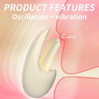 Şarjlı Titreşimli ve Salınım Hareketli Klitoris Uyarıcı Mastürbasyon Masaj Aleti
