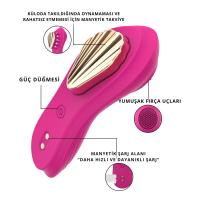 Telefon Kontrollü Manyetik Klipsli Külot İçi Giyilebilir Klitoris Uyarıcı Panty App Vibratör