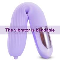 Şarjlı Akıllı Isıtma Özellikli Bükülebilir Güçlü Titreşimli G-Spot ve Klitoris Uyarıcı Dil Vibratör