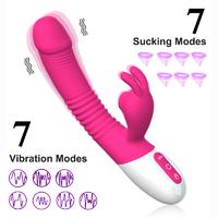  Şarjlı Akıllı Isıtmalı Güçlü Titreşimli G-Spot ve Klitoris Emiş Uyarıcı Yapay Penis Rabbit Vibratör