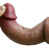 Cock Series 20 CM Ultra Yumuşak Dokulu Çift Katmanlı Damarlı Realistik Dildo Yapay Penis 