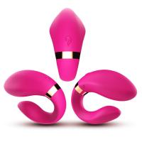 Kumandalı İlişki Anında Kullanılabilir Klitoris Uyarıcı Çift Vibratörü