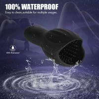 Şarjlı Ereksiyon Eğitim Vibratörü Güçlü Titreşimli Penis Başı Masaj Aleti Otomatik Masturbatör